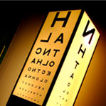 Eye test chart